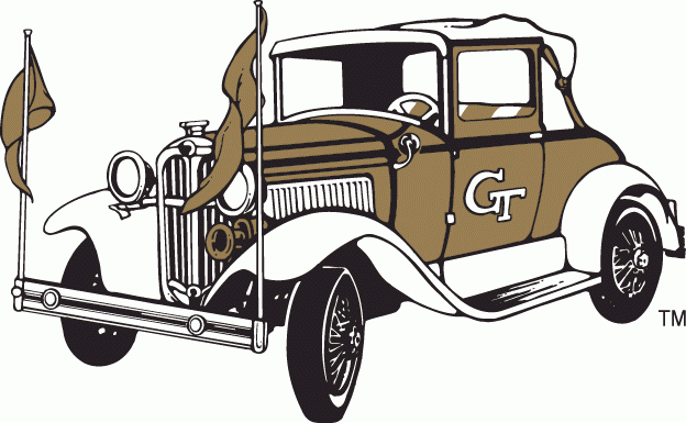 Georgia Tech Yellow Jackets 1961 Mascot Logo vinyl decal